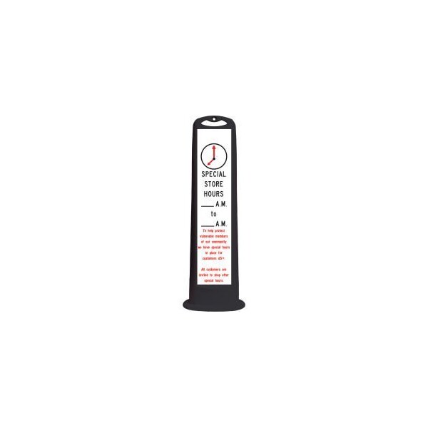 Cortina Trailblazer 03-768BLK-SSH Vertical Panel, Black, 45", XL, "Special Store Hours"
